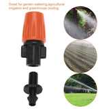 1 x RAW Customer Returns DEWIN Spray Nozzles, Adjustable Spray Nozzle Irrigation Mist Nozzles, Adjustable Garden Drip Irrigation Mist Nozzles Micro Flow Sprinkler Head Atomizer 50 Pieces Set  - RRP €11.86