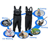 1 x RAW Customer Returns Night Cat Waders Men Women Waders with Boots Waterproof Breathable Crosswater Waders - RRP €59.99