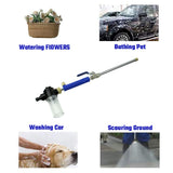 1 x RAW Customer Returns Zueyen High Pressure Hose Nozzle, Pressure Washer, with Snow Foam Cannon, Automatic Watering Sprayer Window Washing, Flexible Garden Hose Sprayer, Home Garden Hose Pipe Attachment - RRP €26.54