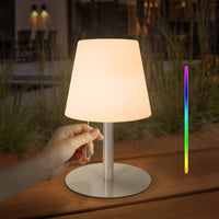 1 x RAW Customer Returns FUYO LED Battery Outdoor Table Lamp with 8 Colors Dimmable Wireless Table Lamp Portable Color Changing Night Light Lamp for Outdoor Garden Bedroom Camping Easter Decoration - RRP €31.99