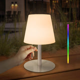 1 x RAW Customer Returns FUYO LED Battery Outdoor Table Lamp with 8 Colors Dimmable Wireless Table Lamp Portable Color Changing Night Light Lamp for Outdoor Garden Bedroom Camping Easter Decoration - RRP €31.99