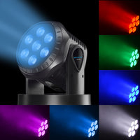 1 x RAW Customer Returns BETOPPER Moving Head Stage Light LED 7x8W DMX RGBW Professional Mini Moving Head Spot Beam 4 in1 Strobe Lighting Effect for DJ Disco Halloween Club Wedding Home Party 2 Pack  - RRP €145.29