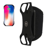 1 x RAW Customer Returns Tongdejing Cell Phone Holder for Backpack Strap, Backpack Clamp Holder for Cell Phone, 360 Rotating and Detachable Belt Cell Phone Holder Universal for 4.5 -7 Cell Phone Hiking Climbing Travel - RRP €12.99