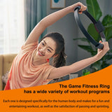 1 x Brand New PowerLead Fun Fitness Interactive Game Set Sports Video Game with App Includes Gaming Fitness Ring and Adjustable Leg Sensor Straps for All Ages - RRP €31.2