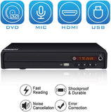 1 x RAW Customer Returns WISCENT Mini DVD Player for TV with HDMI AV Coaxial Output HDMI Cable Included , USB 2.0 Media Player, All Region Free, Mini Compact DVD CD Player Non Bluray  - RRP €38.35