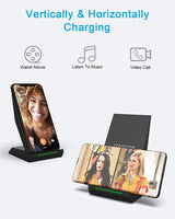 1 x RAW Customer Returns NANAMI Wireless Charger with 30W USB-C Charger - 2 in 1 Inductive Charging Stand with Connection, Qi Wireless Charging Station for iPhone 16 15 14 13 12 11 XS Max X XR 8 Plus, Samsung Galaxy S24 S23 S22 S21 - RRP €29.84