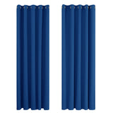 1 x RAW Customer Returns Deconovo curtain, opaque eyelet curtains, children s room, thermal curtain, cold protection eyelets, 229 x 168 cm height x width , royal blue, set of 2 - RRP €47.86