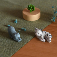 2 x Brand New YGCHEN Cat Figures Cake Decoration Mini Figures Cats Birthday Miniature Animals Cake Figures Cat Ornament Children s Birthday Cake Decoration Figures for Desktop Resin Miniature Garden Toy 6 Pieces - RRP €40.8