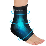 1 x RAW Customer Returns Ankle Foot Ice Pack Ankle Splint for Achilles Tendonitis Injuries, Gel Ice Pack for Hot and Cold Therapy, Flexible Cold Pack for Plantar Fasciitis, Swelling Pack of 1, L  - RRP €22.78