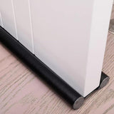 6 x Brand New Door bottom seal, draught excluder, under door draft blocker, draft stopper with double seal, wind insulation, waterproof with insects. 96cm, black  - RRP €144.0