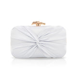 1 x RAW Customer Returns Jywmsc Satin Bow Clutch Purses for Women Formal Evening Handbags for Wedding Prom Party Club - RRP €32.4