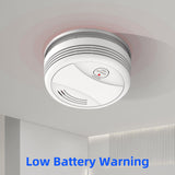 1 x RAW Customer Returns Smoke detector, Smart Home fire detector, WLAN smoke detector with app notification, networked smoke detector with 85 dB according to CE EN 14604 standard - RRP €24.0