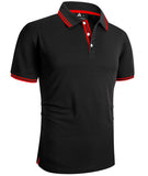 1 x RAW Customer Returns SwissWell Men s Polo Shirt Short Sleeve Breathable Tennis Golf Polo Summer Leisure Sport Quick-drying T-shirts Regular Fit - RRP €33.26