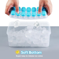 3 x Brand New Silicone Ice Cube Tray with Lid Container, JRISBO 4 Pack Ice Cube Trays BPA Free LFGB Certified, Premium Safe Ice Cube Silicone Mold for Baby Food Beer Cocktail Coffee - RRP €39.03