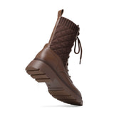 6 x Brand New DREAM PAIRS Women s Lace Up Boots, Latex Insole, Chunky Sole, Brown, 41 EU - RRP €198.66