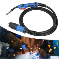 1 x RAW Customer Returns MIG Welding Torch Gun MB-15AK 4 Meter Euro EU Connector Gas Gun Conversion Binzel Type for MIG MAG Welder - RRP €21.6