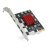 1 x RAW Customer Returns ELUTENG 4-Port USB 3.1 PCIE Expansion Card 2 USB-A and 2 Type-C Ports , Superspeed 10Gbps PCI Express Expansion Card USB Card for Desktop PC, Support Windows 11 10 8 7 XP Vista - RRP €22.99