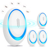 1 x RAW Customer Returns Ultrasonic Pest Control 4 Pack, Mouse Repellent Ultrasonic Electric Insect Mice Repellent, Mousetrap Efficient Defense Against Rats, Mosquitoes, Mice, Cockroaches - RRP €28.51