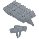 1 x RAW Customer Returns FISHTEC - Set of 10 modules garden edge stone effect - Outdoor decoration - Total length of 2.5 meters linear - Edge for fence, flower bed, planting - Flexible plastic - 25 x 10 cm - RRP €20.99