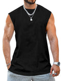 1 x RAW Customer Returns Tank Top Men s Sleeveless Muscle Shirt Workout Sport Fitness T Shirts Men Gym Tops Tank Tops Tee Top for Men Black M - RRP €20.16