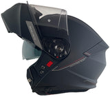 1 x RAW Customer Returns MT Helmet Genesis Folding Helmet Size M 57 58 Matte Black with 22.06 approval - RRP €100.0