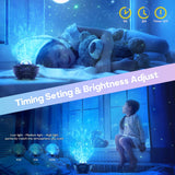 2 x RAW Customer Returns Dienmern Star Projector Galaxy Light - Galaxy Projector Night Light Projector, Starry Night Light Projector for Children, in Bluetooth Music Speaker Timer, Gift for Room Decoration - RRP €39.98