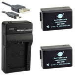 1 x RAW Customer Returns DSTE DMW-BMB9 Li-ion Battery 2-Pack and Micro USB Charger Compatible for Panasonic Lumix DMC-FZ40 DMC-FZ45 DMC-FZ47 DMC-FZ48 DMC-FZ60 DMC-FZ62 DMC-FZ70 DMC-FZ72 DMC-FZ80 DMC-FZ100 DMC-FZ150 - RRP €32.26