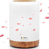 1 x RAW Customer Returns Aroma Diffuser, 300ML Quiet Ultrasonic Humidifier Fragrance Oil Diffuser, Waterless Automatic Shut-Off, with 7 Colors LED, BPA-Free Aromatherapy Fragrances Humidifier for Room, Office, Yoga, Spa, etc. - RRP €24.83