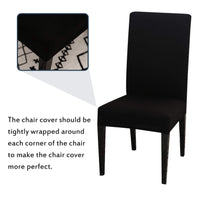 2 x RAW Customer Returns Aisprts Chair Covers Set of 4 Stretch Chair Covers for Dining Room Chairs, Removable Washable Chair Protector Decoration Chair Cover for Home, Kitchen, Hotel, Restaurant, Banquet, Wedding, Party - RRP €40.32