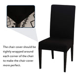 2 x RAW Customer Returns Aisprts Chair Covers Set of 4 Stretch Chair Covers for Dining Room Chairs, Removable Washable Chair Protector Decoration Chair Cover for Home, Kitchen, Hotel, Restaurant, Banquet, Wedding, Party - RRP €43.96