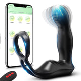 3 x RAW Customer Returns 5 IN 1 anal vibrators with cock ring, prostate stimulation for men, sex toys for men, app remote control anal plug with 9 swing and vibration modes for men for couples, butt plug, anal dildo - RRP €90.72