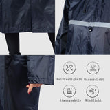 1 x RAW Customer Returns Pahajim Adult Long Rain Poncho Reusable Ripstop Rain Jacket with Adjustable Hood Lightweight Waterproof Raincoat Bicycle Poncho Waterproof Jacket for Men Women Raincoat - RRP €22.68