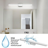 1 x RAW Customer Returns Klighten Bathroom Mirror Sconces 60cm 20W, 2000LM Bathroom Mirror Lamps, Modern Bathroom Mirror Light, 110-240V, 6000K Cold White, Chrome - RRP €55.34