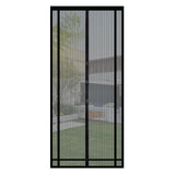 2 x RAW Customer Returns Sekey 130x220 cm Magnetic Insect Protection Curtain, Magnetic Mosquito Net for Door for Balcony, Basement Door, Terrace Door can be cut in height and width , Black - RRP €37.36