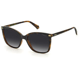 1 x RAW Customer Returns Polaroid Women s PLD 4108 s Sunglasses, 086 LA Havana, 55 - RRP €33.04