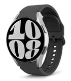 1 x RAW Customer Returns MoKo bracelet compatible with Samsung Galaxy Watch 6 5 4 40mm 44mm Watch 6 Classic 43mm 47mm Watch 5 Pro 45mm Watch 4 Classic 42mm 46mm, soft silicone replacement watch strap, black - RRP €9.06