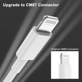 2 x RAW Customer Returns iPhone charging cable 2m, Apple MFi Certified 3Pack Lightning cable, USB A to Lightning cable, iPhone charging cable fast charging cable for iPhone 14 13 12 11 Pro Pro Max X XS XR XS Max 8 Plus iPad - RRP €27.98