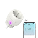 1 x RAW Customer Returns UCOMEN WLAN socket with power measurement, timer socket with voice and remote control, 16A smart socket works with Alexa and Google Home for Smart Home, 2.4GHz, Smart Life APP, 1 pack - RRP €14.99