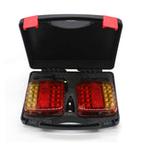 1 x RAW Customer Returns ETUKER LED Magnetic Wireless Trailer Tail Light with Reflector, 12V Waterproof Wireless Trailer Tail Light Brake Light Indicator Light, with License Plate Light - RRP €81.38