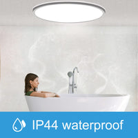 1 x RAW Customer Returns activeallbrite LED ceiling light 18 W, 2200 lm, 4000 K, neutral white, 29 x 2.5 cm, IP44, waterproof, ultra-thin panel for bathroom, corridor, bedroom, cellar, balcony, living room - RRP €20.64