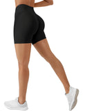 1 x RAW Customer Returns ZAAYO Sports Shorts For Women Scrunch Butt Push Up Booty Seamless Yoga Fitness Gym Shorts - RRP €25.99