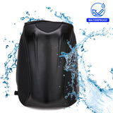 1 x RAW Customer Returns JFG RACING motorcycle backpack waterproof motorcycle backpack hard shell carbon fiber motorcycle helmet backpack waterproof 30L large capacity for travel camping cycling storage bag - RRP €62.99