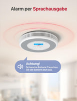 1 x RAW Customer Returns X-Sense Combined Smoke and Carbon Monoxide Detector with Voice Alarm, CO Detector with Replaceable Battery, XP0A-SR, 1-Pack - RRP €31.7