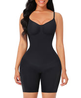 1 x RAW Customer Returns FeelinGirl Shaping Bodysuits Tummy Away Seamless Shapewear Full Body Overbust Corset Bodysuit Butt Lifter Back Support Thigh Slimmer with Adjustable Strap Black M L - RRP €37.37