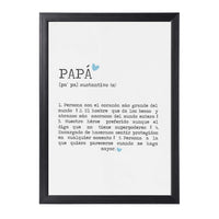 1 x Brand New Fjllrven Christmas Gifts Dad Gift Father s Day gift Gifts for Dad Birthday Wall decoration decoration living room DINA A4 without frame - RRP €20.4