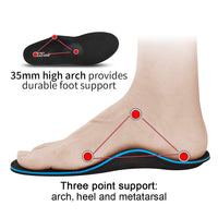 1 x RAW Customer Returns PCSsole High Arch Orthopedic Insoles, Comfort Men s and Women s Insoles Work Shoes for Heel Spurs, Flat Feet, Plantar Fasciitis, Foot Pain. - RRP €21.99