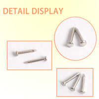 1 x RAW Customer Returns huruirui 1 10mm Small Nails Iron Nail Photo Nails for Photo Hanging Woodworking DIY Furniture Decorative Nails Small Silver 500pcs - RRP €7.72