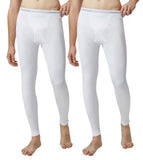 1 x RAW Customer Returns LAPASA Men s Thermal Tights Winter Thermal Pants Warm Thermal Long Johns Pack of 2 Thermoflux 200 M56 L White Pack of 2 200 - RRP €36.99