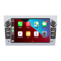 1 x RAW Customer Returns YZKONG car radio for OPEL Antara Corsa Vivaro Combo Zafira with wireless CarPlay Android Auto, Double DIN touchscreen car receiver, RDS radio, Bluetooth, USB silver color - RRP €113.87