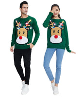 2 x RAW Customer Returns Belovecol Men s Ugly Christmas Sweater LED Light Ugly Christmas Sweater Knitted Pullover Funny Xmas Sweater XXL - RRP €77.56